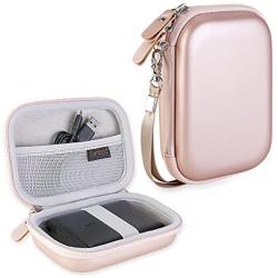 Canboc Shockproof Hard Carrying Case for Anker PowerCore 13000 Portable Charger - Compact 13000mAh 2-Port Ultra Portable Phone Charger Power Bank External Battery Storage Travel Box, Rose Gold