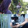 Phone Tripod Mount with Remote, 360 Rotation Smartphone Tripod Adapter with Cold Shoe Cell Phone Holder for iPhone 11/11 Pro/11 Pro Max/X/XS/Xs Max