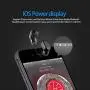Mini Wireless Earbud Single Ear Bluetooth Earpiece Invisible in-Ear Business Bluetooth Headphone Headset with Mic 6-Hour Playtime Magnetic USB Charging Dock Sweatproof Sport Earphone (Black)