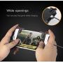 CO&QI Mobile Gaming Grip Controller, Sensitive Shoot & Aim Buttons Joysticks Game Triggers Controller for PUBG/Rules of Survival, for iOS & Android Phone (4-in-1 Game Controller)
