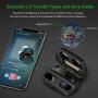 Wireless Earbuds, NEEKFOX IPX7 Waterproof Bluetooth 5.0 Headphones, Deep Bass Stereo Earphones Sports in-Ear Headset 120 Hours Playtime with Mic, LED Battery Display, Touch Control, AAC CVC 8.0