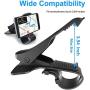Car Phone Holder, Dashboard Car Phone Mount Phone Holder Cell Phone Clip for Car Dashboard Compatible with iPhone Xs/XS MAX/XR/X/8/8 Plus/7/7Plus/6s Galaxy S10/S9/S8/S7/Note 9 Google Pixel (2020)