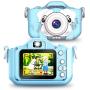 Sinceroduct Kids Camera, 20.0MP Digital Dual Camera Rechargeable  with 2.0 Inch IPS Screen,32GB SD Card Included, Ideal Gift for 3-12 Years Old Girls Boys Gifts