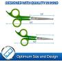Pet Grooming Scissors (Pack of 2) Made of Japanese Stainless Steel, Lightweight, Strong and Durable.