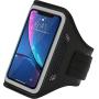 LOVPHONE iPhone 11 Pro/iPhone 11/iPhone XR Armband, Sport Running Workout Exercise Cell Phone Case with Holder & Card Slot,Fingerprint Sensor Access Supported and Sweat-Proof (Gray)