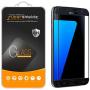 (2 Pack) Supershieldz for Samsung Galaxy S7 Tempered Glass Screen Protector, (Full Screen Coverage) Anti Scratch, Bubble Free (Black)