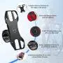 Detachable Bike Phone Mount, 360°Rotation Silicone Bicycle Phone Holder with Adjustable Universal Motorcycle Handlebar Cradle for iPhone 11/11 Pro Max/XS Max/XR/8/8 Plus,Samsung Note 10/S20/S10