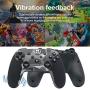 BRHE Switch Pro Controller Wireless Gamepad Dual Shock Compatible for Nintendo Switch / PS3 / Windows PC/Android (Black)