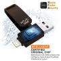 USB Flash Drive Photo Stick for iPhone Flash Drive for iPhone PhotoStick Mobile for iPhone iOS Flash Drive Android Drive Backup OTG Smart Phone Memory Stick Storage iPAD USB 3.0 WIVIC 32GB Dark Grey