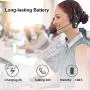 Bluetooth Headset V5.0, Pro Wireless Headset with Noise Canceling Mic for Cell Phone Trucker Engineers Business Home Office
