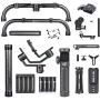 FeiyuTech Feiyu AK4000 Dual Handle Grip kit, 3-Axis Gimbal Stabilizer for Camcorder Mirrorless DSLR Digital Nikon Canon Sony Cameras, Max Payload 4.0kg (Come with a Free AFII Follow Focus servo)