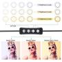 LED Ring Light 6" with Tripod Stand for YouTube Video and Makeup, Mini LED Camera Light with Cell Phone Holder Desktop LED Lamp with 3 Light Modes & 11 Brightness Level (6")