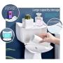 lanliebao Plastic Self Adhesive Toilet Paper Holder for Bathroom Wall Mount with Shelf Toilet Roll Holder with Phone Shelf for All Mobile Phone (Style 1)