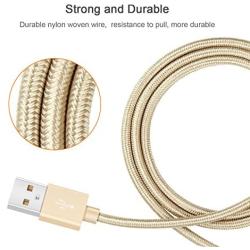 Marchpower iPhone Charger Lightning Cable 3Pack 3ft 6ft 10ft Nylon Braided USB Fast Charging Cord Compatible with iPhone 11 Pro X Xs Max XR 8 7 6 Plus iPad Pro Airpods and More, Gold