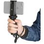 Fantaseal Ergonomic Cell Phone Smartphone Holder, Phone Selfie Stick Hand Grip Stabilizer Handheld Mount Phone Handle Support Steadycam Compatible with iPhone Xs X Nexus LG HTC Samsung etc