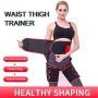 Kaqulec [New 2020 Plus Elastic Band High Waist Trainer Thigh,3-in-1 Trimmer Fitness Weight Butt Lifter Slimming Support Belt Hip Enhancer Shapewear Thigh Trimmers for Women