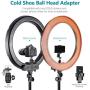 Neewer 18-inch SMD LED Ring Light Dimmable Lighting Kit with 78.7-inch Light Stand, Filter and Hot Shoe Adapter for Camera Photo Studio LED Lighting Portrait YouTube Video Shooting (No Carrying Bag)