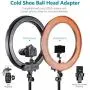 Neewer 18-inch SMD LED Ring Light Dimmable Lighting Kit with 78.7-inch Light Stand, Filter and Hot Shoe Adapter for Camera Photo Studio LED Lighting Portrait YouTube Video Shooting (No Carrying Bag)
