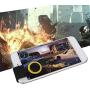 Mobile Game Controller for PUBG, Aim Button Shooter Gamepad Game Controller,Suitable for All Mobile Phone Models,Vacuum Adsorption,Suitable for All Mobile Phone Models(Yellow)
