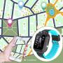 Themoemoe Kids Smartwatch, Kids GPS Tracker Watch Kids Waterproof Smart Watch Phone GPS Tracker with SOS Two Way Call (Black)