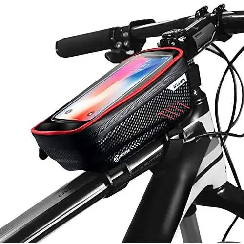 BAIYI Mountain Bike Bag Rainproof Waterproof MTB Front Bag 6.2inch Mobile Phone Case Bicycle Top Tube Bag Cycling Accessories BAIYI Mountain Bike Bag Rainproof Waterproof MTB Front Bag 6.2inch Mobile Phone Case Bicycle Top Tube Bag Cycling Accessories