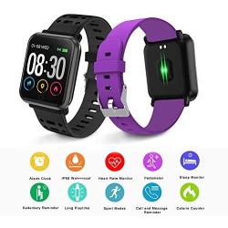 LEKOO Fitness Tracker Activity Tracker with Heart Rate Monitor Waterproof SmartWatch with Step Counter Fit Watch Sleep Monitor Step Counter for Men and Women