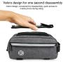 MOOCi Bicycle Mobile Phone Bag Front Frame Bag Detachable Touch Screen Bicycle Accessories Bag Handlebar Bag Suitable for Phones Below 6.4"