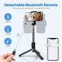 Yoozon Selfie Stick Bluetooth, Extendable Selfie Stick with Wireless Remote and Tripod Stand Selfie Stick for iPhone X/iPhone 8/8 Plus/iPhone 7/iPhone 7 Plus/Galaxy Note 8/S8 /S8 Plus/Google More