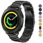 DEALELE Band Compatible with Galaxy Watch Active/Active 2 40mm 44mm, 20mm Solid Stainless Steel Metal Strap Replacement for Samsung Gear Sport/Galaxy Watch 42mm Women Men (Black) DEALELE Band Compatible with Galaxy Watch Active/Active 2 40mm 44mm, 20mm Solid Stainless Steel Metal Strap Replacement for Samsung Gear Sport/Galaxy Watch 42mm Women Men (Black)