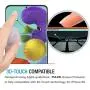 [3-Pack] PULEN Screen Protector for Samsung Galaxy A51 Tempered Glass,9H Hardness HD Clear Scratch Resistant Bubble Free Anti-Fingerprints with Easy Installation Tray