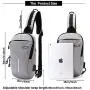 AmHoo Sling Backpack Anti Theft Waterproof Crossbody Bag Fashion Daypack AmHoo Sling Backpack Anti Theft Waterproof Crossbody Bag Fashion Daypack
