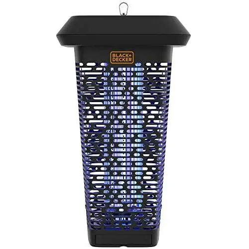 BLACK + DECKER Bug & Fly Zapper | Electric UV Insect Catcher & Killer for Flies and Gnats | Mosquito Repellent for Patio|2 Acre Outdoor Coverage for Home, Deck, Garden, Patio Commercial Strength BLACK + DECKER Bug & Fly Zapper | Electric UV Insect Catcher & Killer for Flies and Gnats | Mosquito Repellent for Patio|2 Acre Outdoor Coverage for Home, Deck, Garden, Patio Commercial Strength