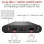 PD 3.0 18W Quick Charge Power Bank QC Portable Charger High Speed 10000mAh Fast Charging USB-C Back Up Battery Pack Compatible for iPhone 11 Pro Max Samsung Galaxy S10 S9 S8 Note 9 8 Cell Phone Black