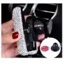 Siyibb Crystal Universal Car Phone Holder Gravity Car Air Vent Mobile Phone Mount - White Siyibb Crystal Universal Car Phone Holder Gravity Car Air Vent Mobile Phone Mount - White