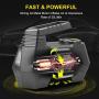 Skey Air Compressor Tire Inflator - Electric Auto Pump 12V DC Portable Air Compressor Pump Digital Tire Inflator Car Tire Pump