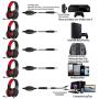 Gaming Headset for Xbox One, PS4,Nintendo Switch Bass Surround and Noise Cancelling with Flexible Mic 3.5mm Wired Headphones for Laptop PC Mac iPad Smartphones (red)