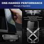TMINNOV Car Vent Phone Holder,Gravity Air Vent Mount Mobile Phone Holder Compatible with iPhone 7 8 11 X and More Universal Cell Cradles (Black)