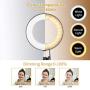 ZoMei 6 Selfie Ring Light with Tripod Stand & Cell Phone Holder for Live Stream Makeup YouTube Video Portrait Photography,Mini LED Camera Ringlight with Ball Head for iPhone Xs Max XR
