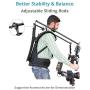 PROAIM Flexi Rig Pro Camera Gimbal Vest Stabilization System for DJI Ronin/M/MX/R2 & Freefly MōVI M5/M10/M15 | Extra Comfortable Gimbal Stabilizer Support, Payload up to 15kg/33lb