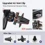TORRAS Car Phone Mount Vent Holder, [2020 Luxury Metal] Auto-Clamping Cell Phone Holder for Car Air Vent Clip Compatible for iPhone 11 Pro Max Xs Xr X 8, Samsung Galaxy S20+Ultra Note10 Plus S9 &All