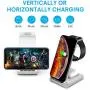 Wireless Charging Stand, GEEKERA 3 in 1 Wireless Charger Fast Charging Dock Station for Apple Watch 5 4 3 2 1, Airpods 2/Pro, iPhone 11/11 Pro/X/Xr/Xs/8 Plus,Qi-Certified Phones(with QC 3.0 Adapter) Wireless Charging Stand, GEEKERA 3 in 1 Wireless Charger Fast Charging Dock Station for Apple Watch 5 4 3 2 1, Airpods 2/Pro, iPhone 11/11 Pro/X/Xr/Xs/8 Plus,Qi-Certified Phones(with QC 3.0 Adapter)