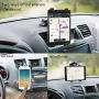 Tablet Holder Car Air Vent Mount,OHLPRO Universal Dashboard Windshield 2-in-1 Cradle TPU Suction Sticky Gel for iPad/iPad Mini Samsung Galaxy Size 6"- 10.5" All Tablets