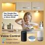Smart WiFi Light Bulbs Compatible with Alexa Google Assistant (No Hub Required),7W E26 A19 (60W Equivalent) Multi Color+Warm+Cool Dimmable LED Lighting Lamp by OHLUX- 1PACK