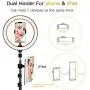 Compatible for iPad 10 Selfie Ring Light with Tripod Stand & Phone Holder for Makeup Live Stream Makeup Dimmable LED Camera Ring Light with Remote Shutter for YouTube Video JACKYLED Compatible for iPad 10 Selfie Ring Light with Tripod Stand & Phone Holder for Makeup Live Stream Makeup Dimmable LED Camera Ring Light with Remote Shutter for YouTube Video JACKYLED