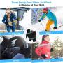 FRETREE Winter Gloves Touchscreen for Men Women - Warm Knit Gloves with Thickened Cuff & Anti-Slip Palm, 3 Finger Touchscreen for Texting & Driving