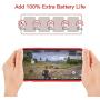 KERTER Battery Case for iPhone 8/7 / 6s / 6 - [5200mAh], Ultra Slim Portable Backup Charging Case, Rechargeable Extended Power Bank for iPhone 6/6S/7/8 (4.7 inch) - Red