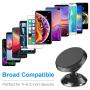 Romuto Magnetic Phone Car Mount, [ 2 Pack ] Cell Phone Holder for Car Dashboard [ Strong Magnets ]Universal 360° Rotation Magnet Car Phone Mount Fits iPhone Xs Max XR X 8 7 6S 6 Plus Most Smartphones