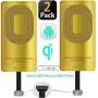 (2 Pcs) Qi Receiver Micro USB Narrow-Side Down, Thin Wireless Charging Receiver, for HTC ONE Е9/X9/DESIRE 700/DESIRE 10-Meizu M5/M5 Note/M5c/U20-Note and Other Micro USB Android Cell Phones (2 Pcs) Qi Receiver Micro USB Narrow-Side Down, Thin Wireless Charging Receiver, for HTC ONE Е9/X9/DESIRE 700/DESIRE 10-Meizu M5/M5 Note/M5c/U20-Note and Other Micro USB Android Cell Phones