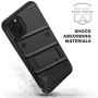 Zizo Bolt Cover - Case for iPhone 11 Pro Max with Military Grade + Glass Screen Protector & Kickstand and Holster (Black