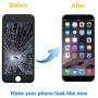 for iPhone 6 (4.7 Inch) (A1549, A1586, A1589) Screen Replacement LCD Digitizer Assembly Touchscreen Front Glass Black
